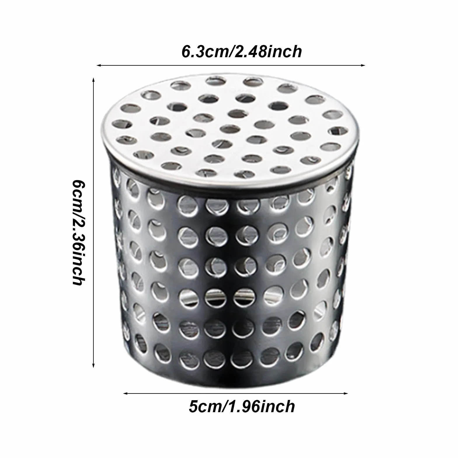 Osłona rynny spustowej, filtr liści rury spustowej, osłony liści rynny, konstrukcja ze stali nierdzewnej 304, 60 mm, regulowana i elastyczna konstrukcja, łatwy montaż na liście, inne zanieczyszczenia