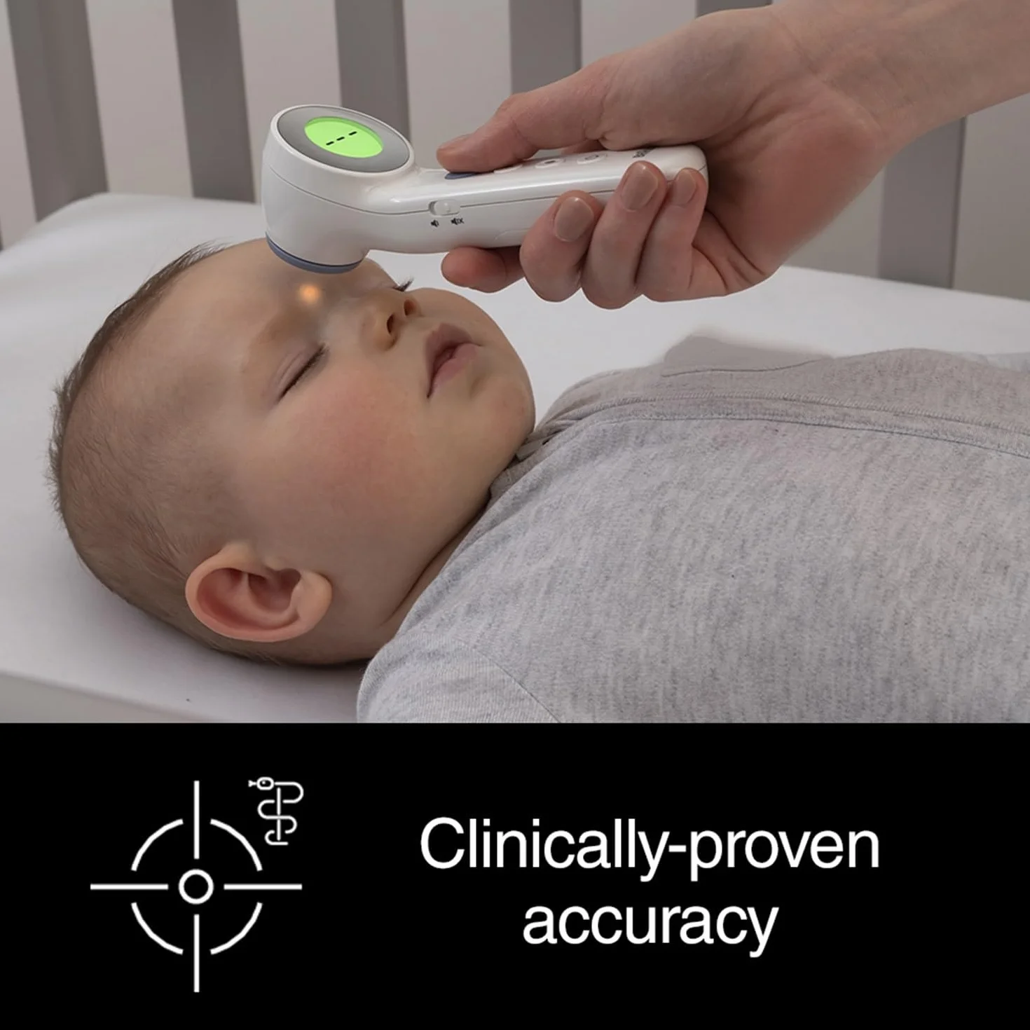 Braun Healthcare No Touch + Termometr Czołowy, Biały
