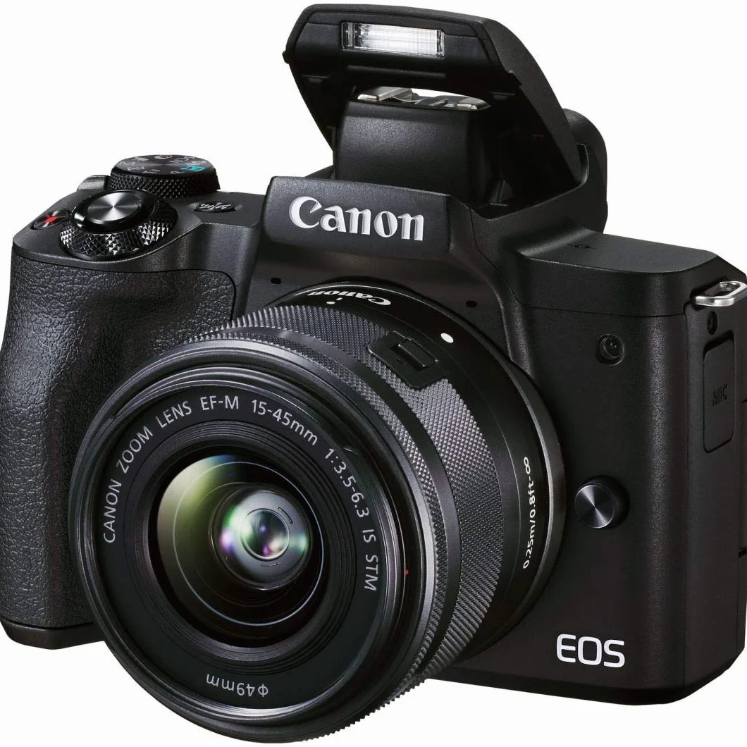 Canon EOS M50 Mark II aparat z obiektywem EF-M 15-45 mm F3.5-6.3 IS STM 24,1 MP czarny