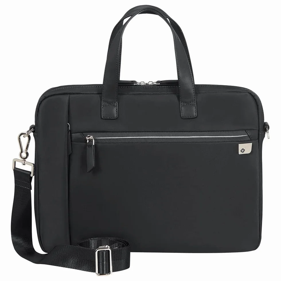 Samsonite Eco Wave - 15,6 -calowa torba laptopa z 1 kompachmentem, 39 cm, 10 L, czarny (czarny)