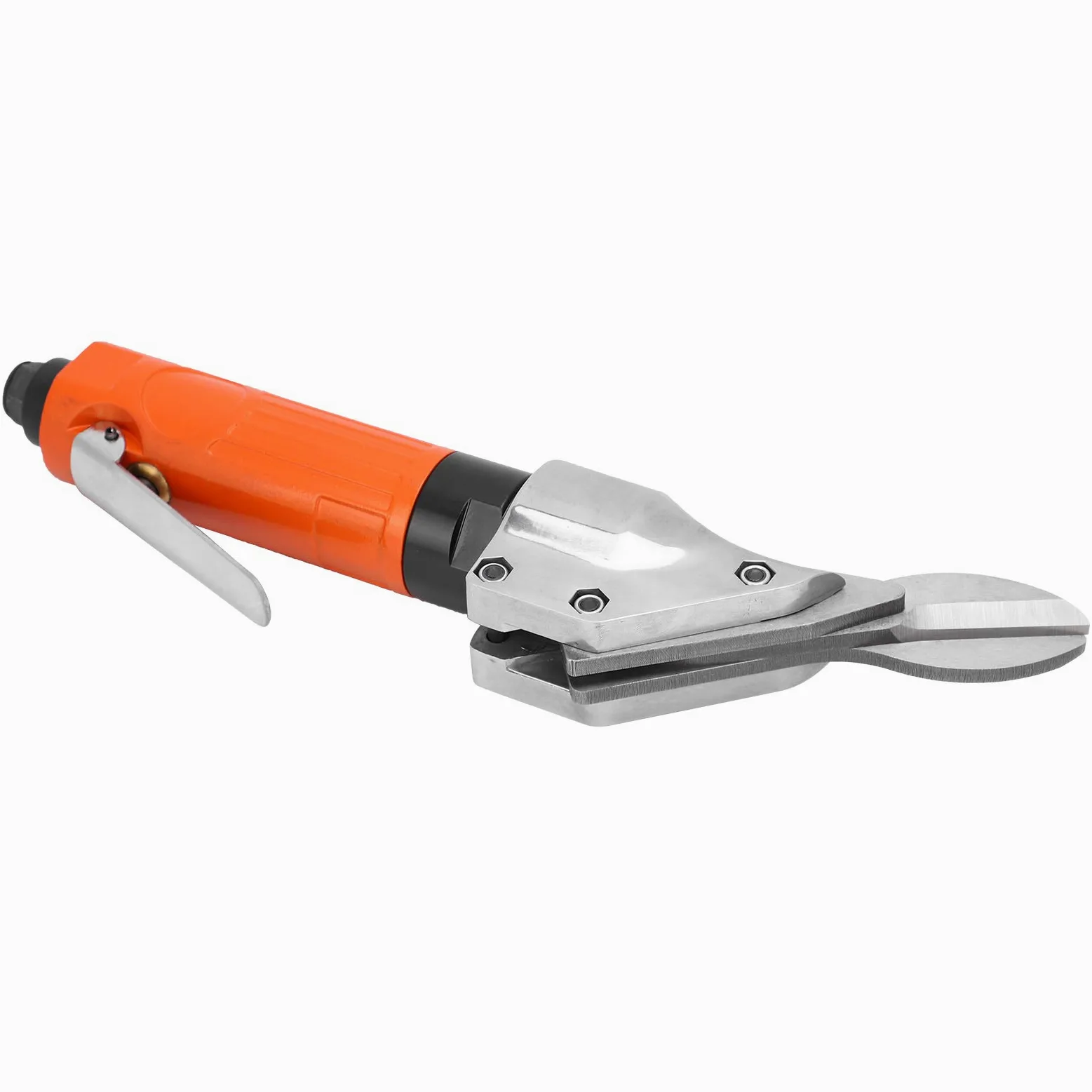 Nożyce Pneumatyczne, Stalowy Pneumatyczny Przecinak do Metalu 22000 obr./min. 1 Wlot 4 Cale, Tnie żelazo o Grubości 1,2 Mm i Aluminium o Grubości,6 Mm, Ergonomiczne Narzędzie do Cięcia