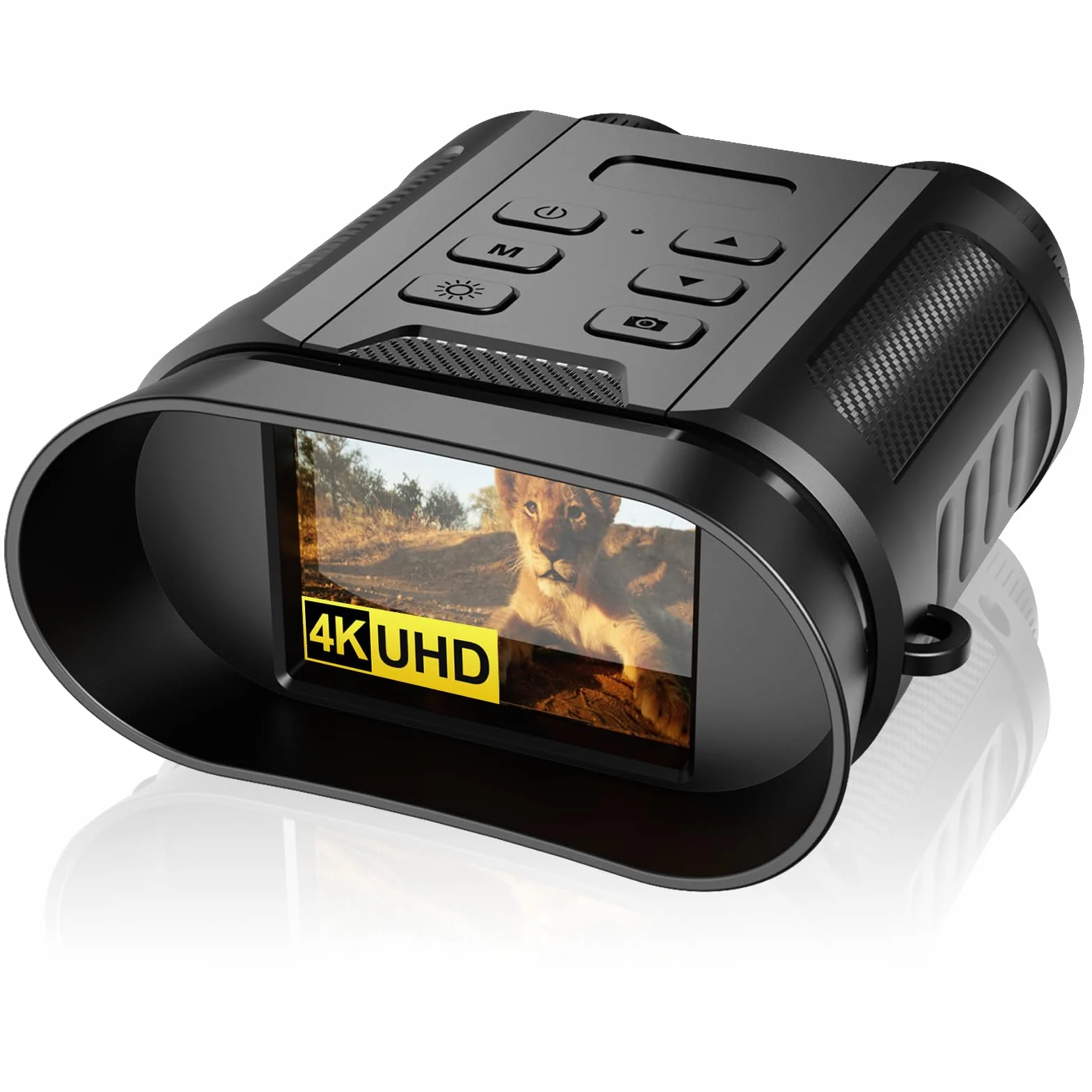 Coolifepro Lornetka noktowizyjna 4K 2500 mAh 2,4" TFT LCD 8X zoom cyfrowy 7-poziomowy zoom na podczerwień 300 M z kartą 32 GB