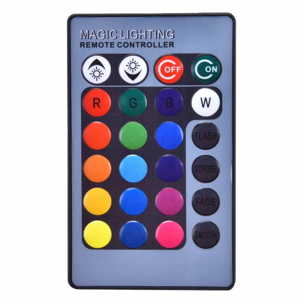Fdit Underwater Light Remote Control Pond Light 12V 10W RGB Wodoodporna punktowa LED do akwarium do basenu rybnego Garden Black