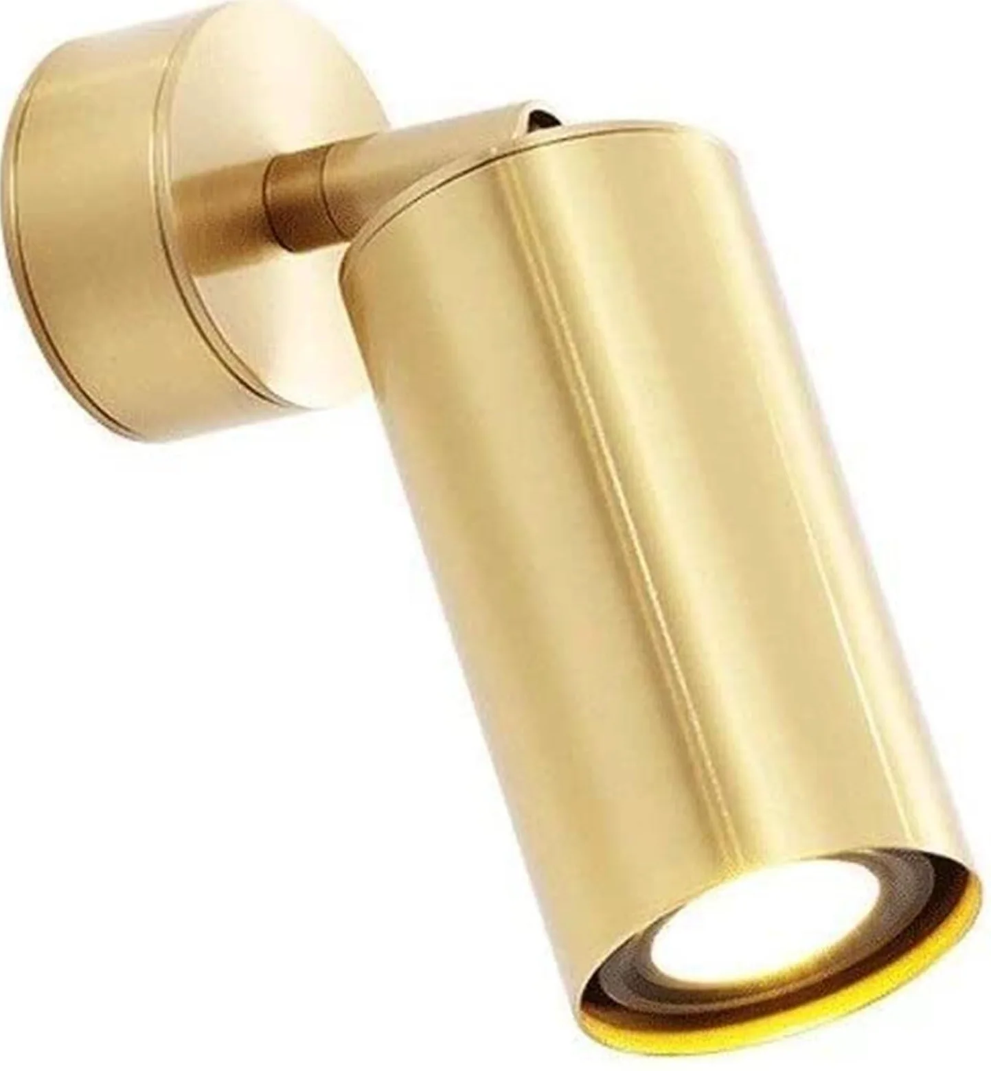Lekkie reflektory ścienne do zabudowy Fix Track Reflektor H65 miedziana oprawa z regulacją 180° głowica lampy wyświetlacz akcentowe światła punktowe do jadalni kuchni (pojedyncza głowa)