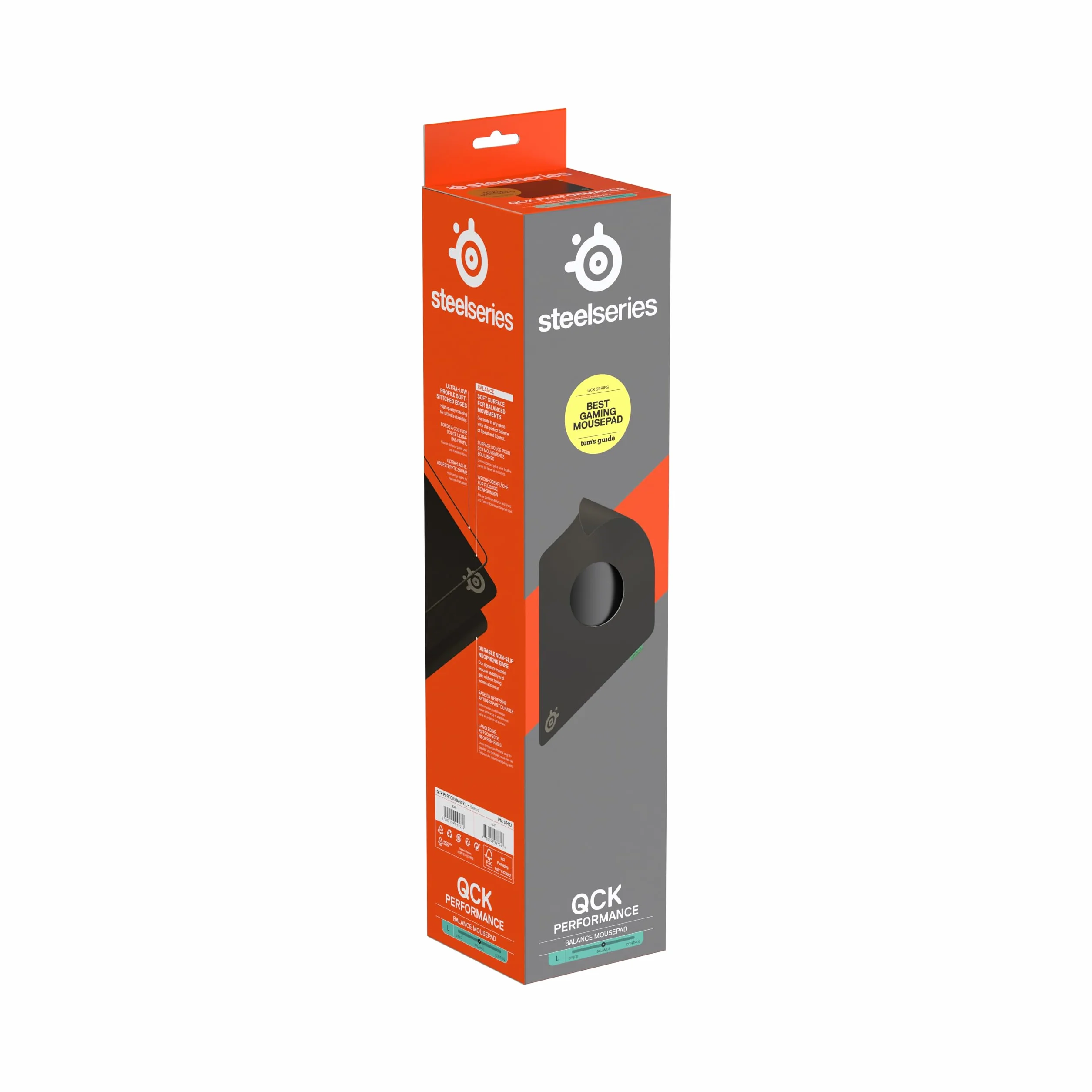 SteelSeries QcK L Performance Balance Podkładka 490x420 mm Antypoślizgowa FPS MOBA