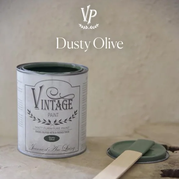 Jeanne d´Arc living Farba kredowa Vintage Paint 700 ml, farba wapienna, Eco Label, przyjazna dla środowiska, rozpuszczalna w wodzie, kryjąca do mebli dziecięcych, nadaje się do użytku wewnątrz i na