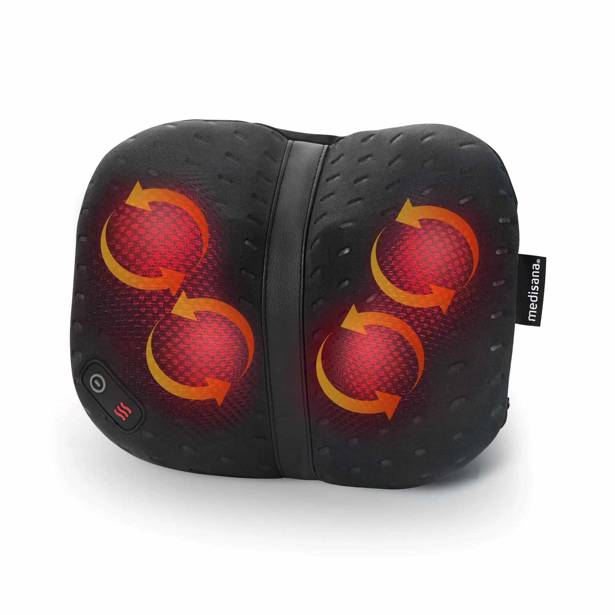 Medisana CL 300 Poduszka do masażu Shiatsu z funkcją podgrzewania, indywidualne ergonomiczne dopasowanie do pleców z 4 głowicami masującymi do ramion, pleców, nóg i karku