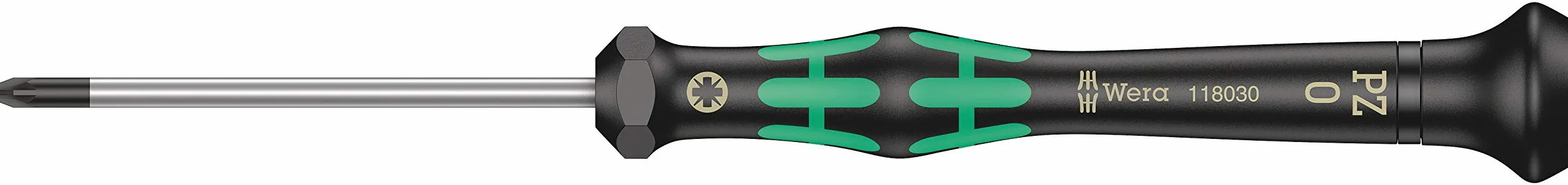 Wkrętak precyzyjny krzyżakowy Pozidriv PZ0 x 60 mm z końcówką BlackPoint 2055 Wera
