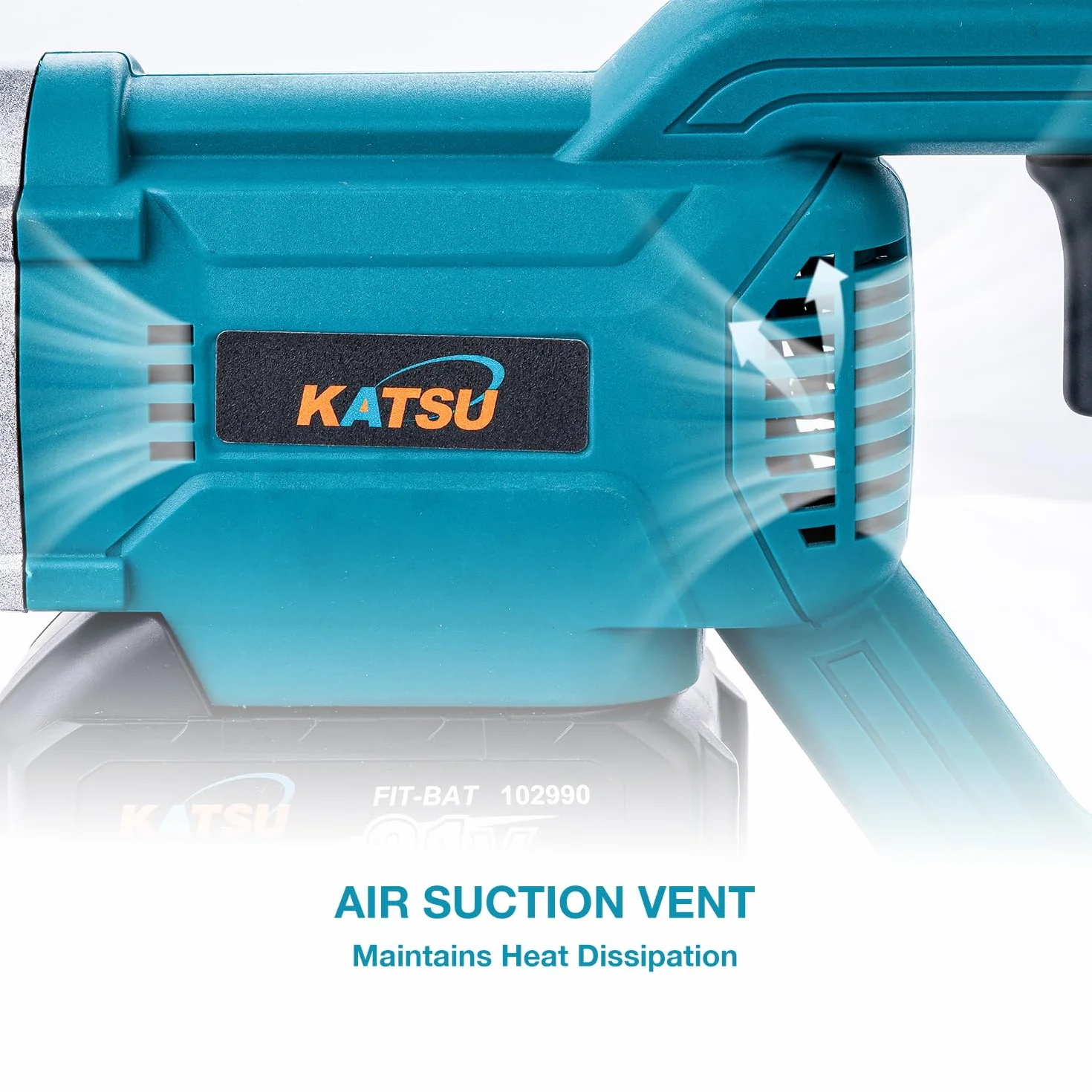KATSU FIT-BAT 21V bezszczotkowy zagęszczacz do betonu z wężem 1,2 m i wałem 35 mm