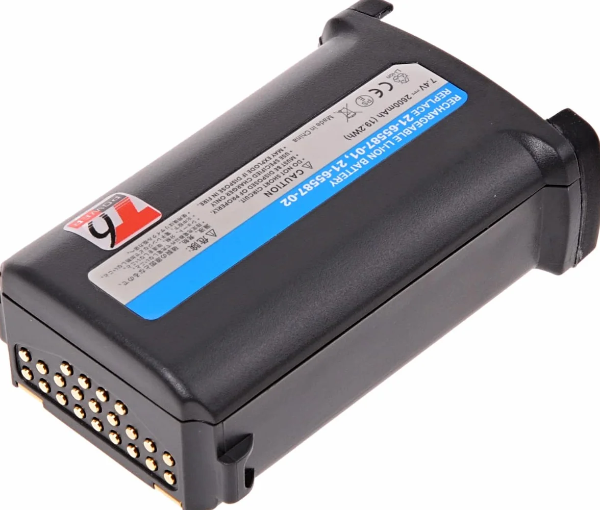 Bateria T6 Power do skanera kodów kreskowych Symbol, numer części 82-111734-02, Li-Ion, 7,4 V, 2600 mAh (19,2 Wh), czarny