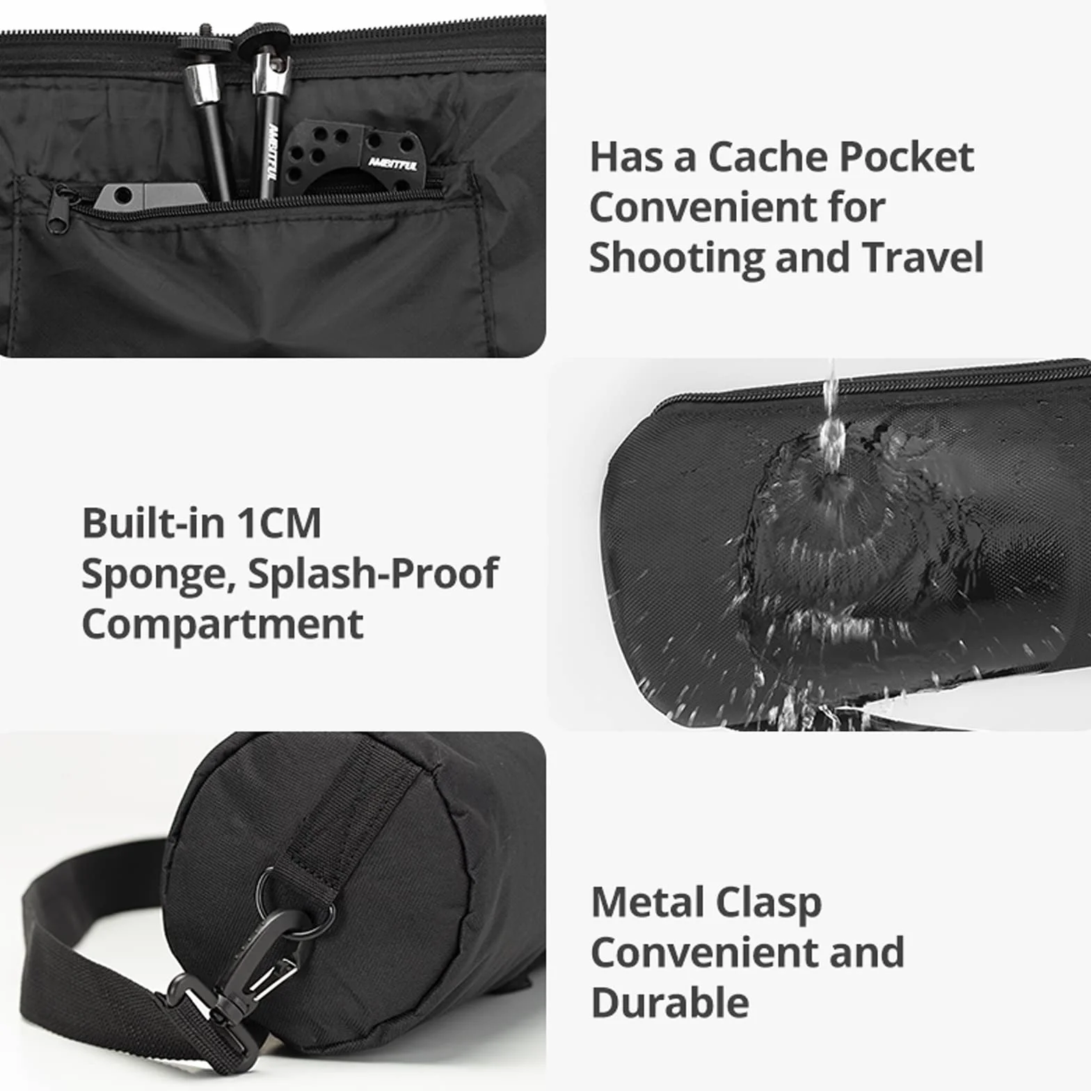 AMBITFUL Tripod Carrying Case Bag 35in 90cm for Light Stands Boom Stand Umbrella Photography