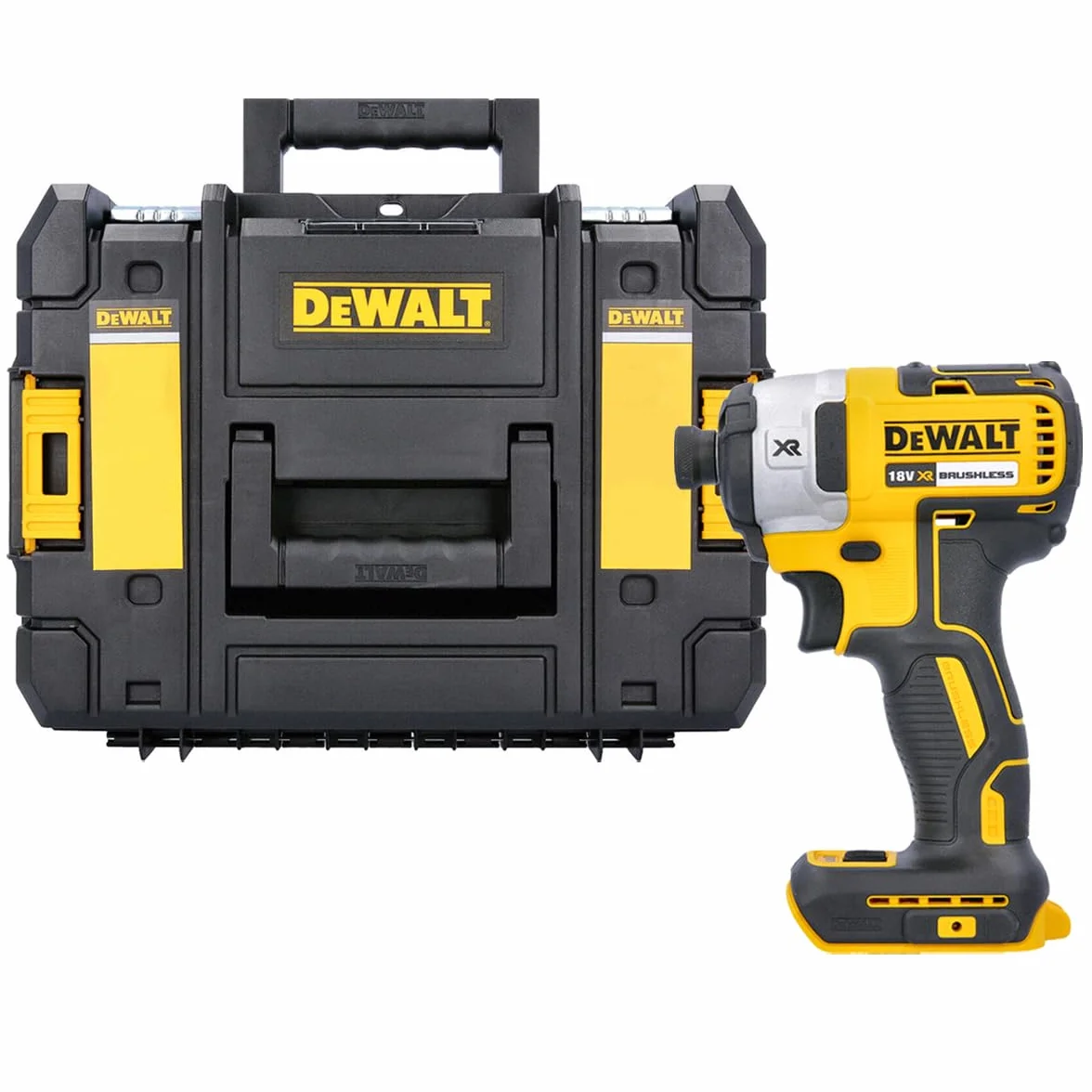Dewalt DCF887N 18V XR Bezprzewodowy 3-biegowy bezszczotkowy korpus sterownika udarowego z etui Tstak