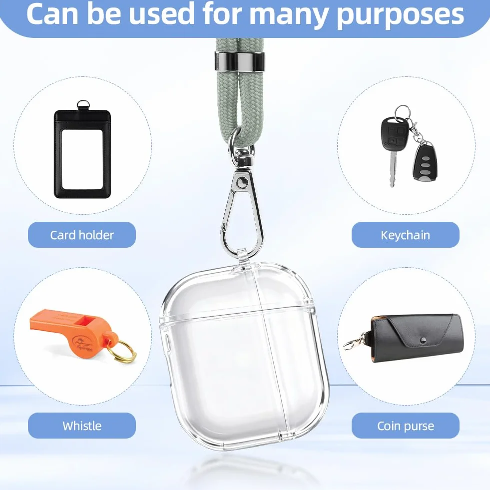 HOTUT Smycz do telefonu crossbody antykradzieżowy regulowany 2 szt.