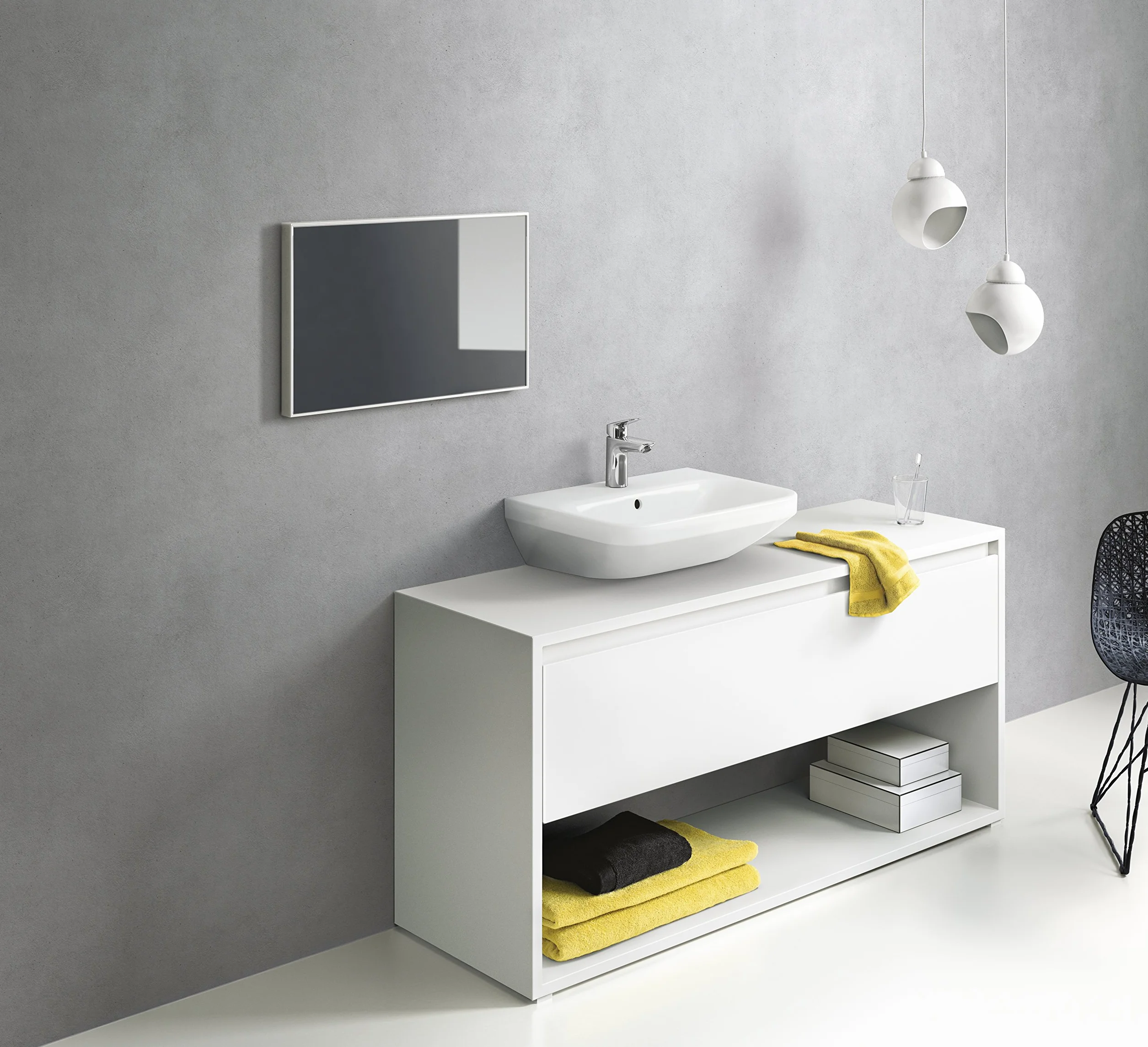 hansgrohe 71101000 Bateria Umywalkowa Srebrny 14.3 x 4.8 x 16.4 cm