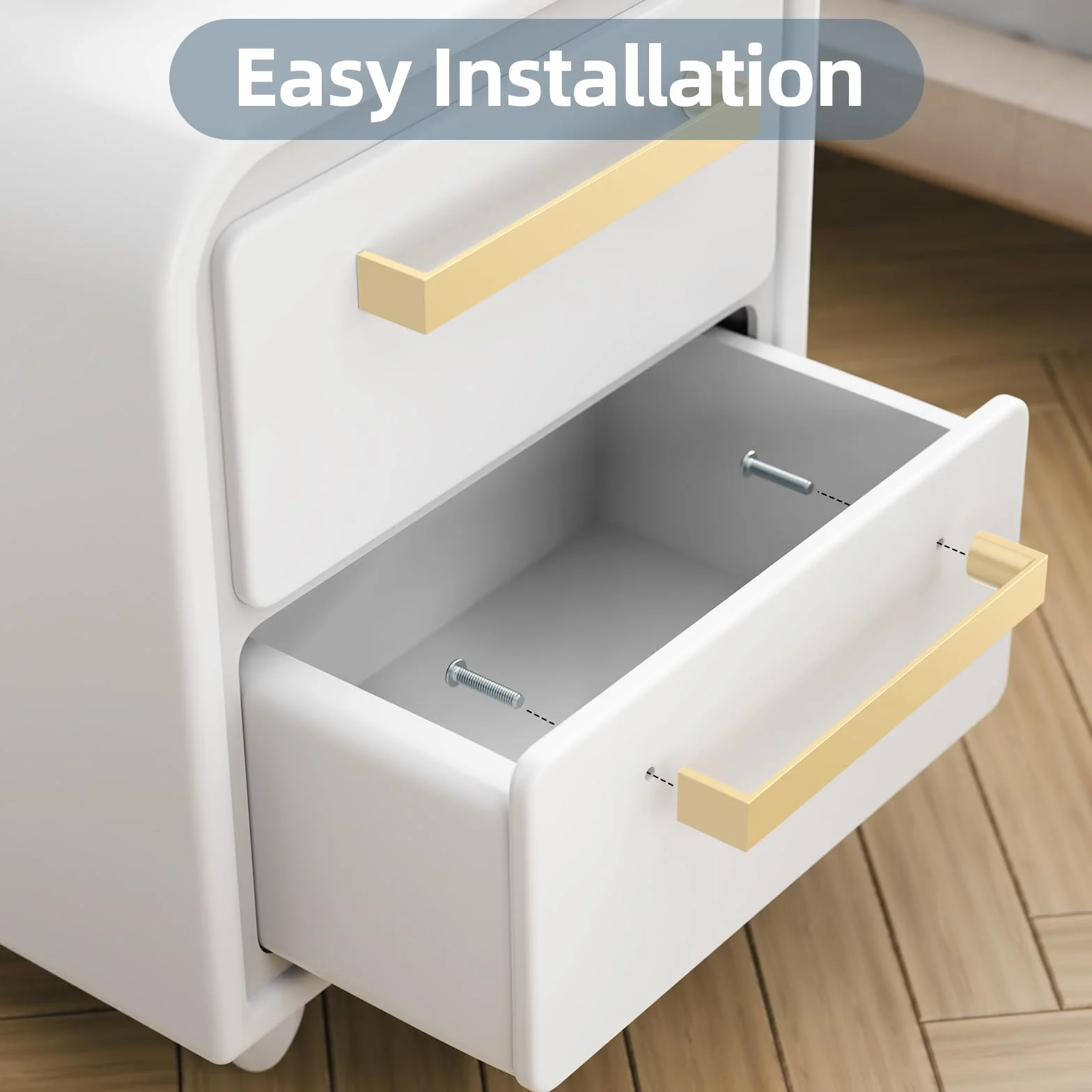 FURNIWARE 10 sztuk uchwytów meblowych, mosiężne 160 mm odległość otworu uchwyty do szafek kuchenne uchwyty do mebli uchwyty do szuflad uchwyty do szafek kuchennych szafki uchwyty do szuflad