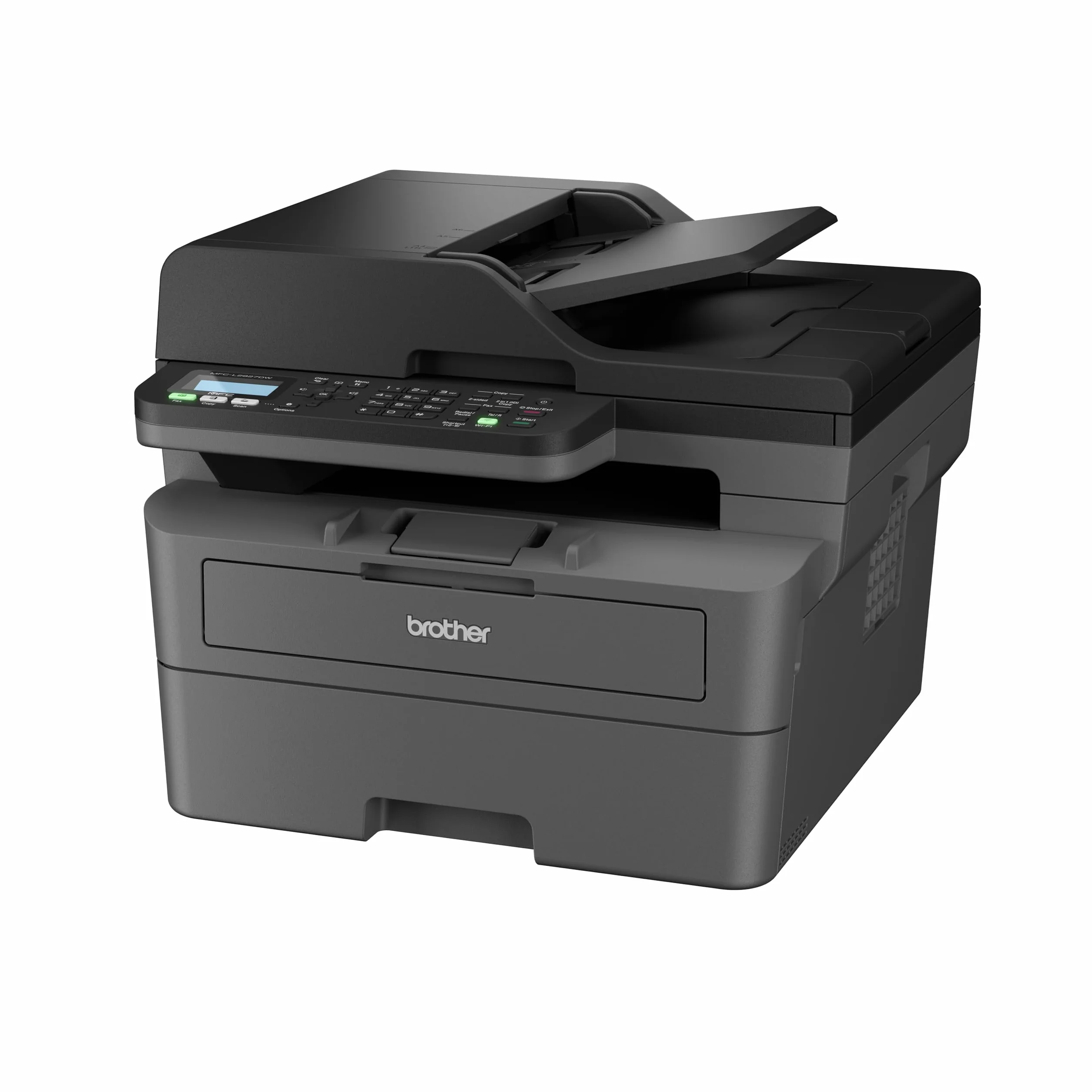 Brother MFC-L2827DW wielofunkcyjna drukarka laserowa 4 w 1, 32 ppm, druk dwustronny, 2-liniowy wyświetlacz LCD, Fast Ethernet, Wi-Fi 5 GHz i USB 2.0