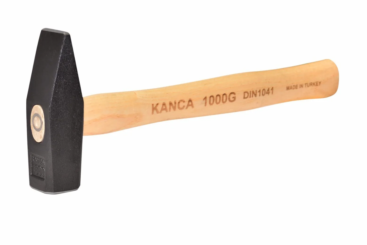 KANCA HAM-1000 młotek maszynowy z drewna jesionowego narzędzia ręczne i ulepszanie domu głowica kuta kroplowo, narzędzia maszynowe, 1000 g, 1,1 kg