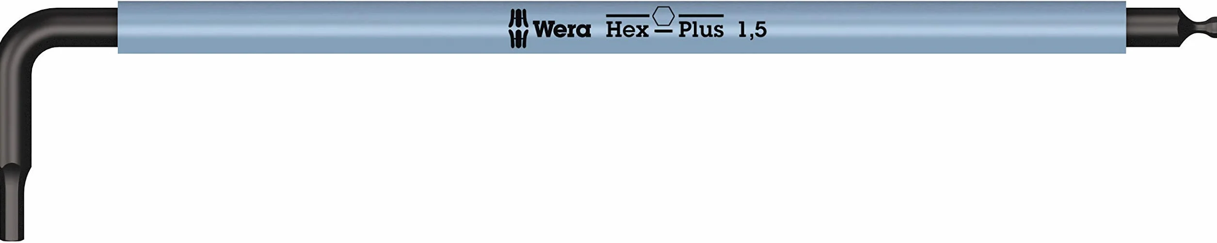 Wera 05133165001 950/9 Hex-Plus Multicolour 3 zestaw kluczy kątowych, metryczny, BlackLaser, 12-częściowy