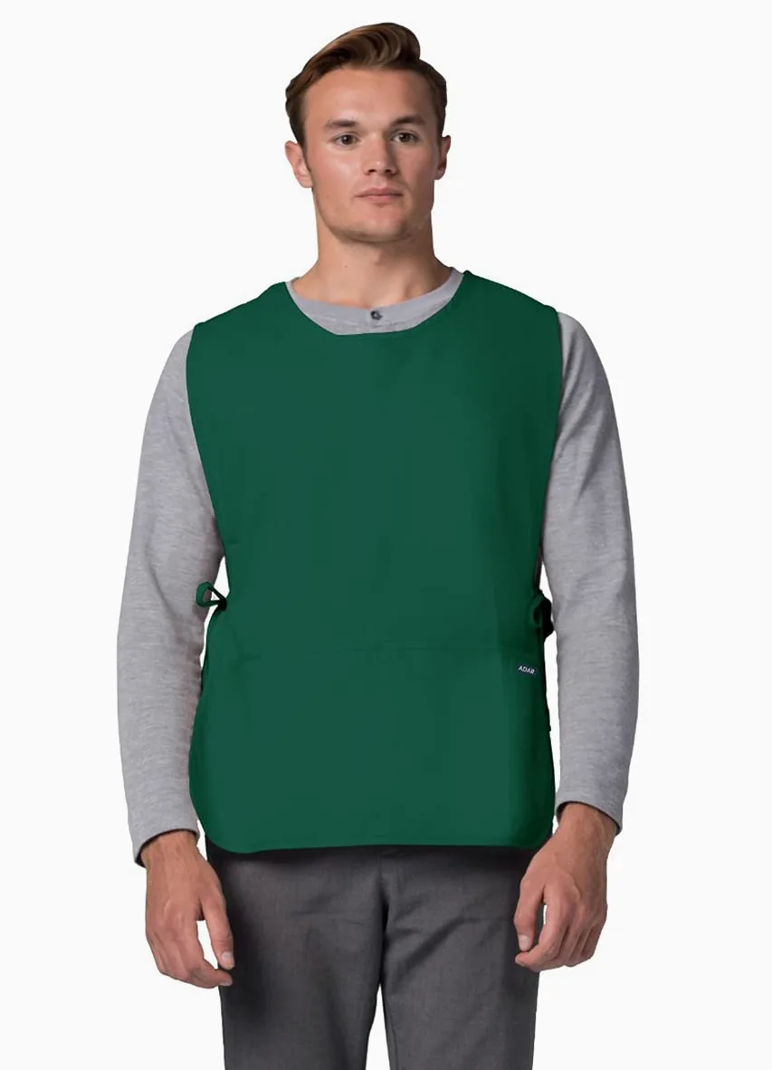 Adar uniwersalny fartuch dwupak - fartuch unisex, zielony (hunter green), XL