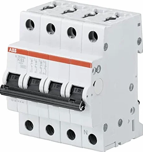 ABB S203-K40NA bezpiecznik automatyczny K-Char, 6 kA, 40 A, 3P+NA 2CDS253103R0557