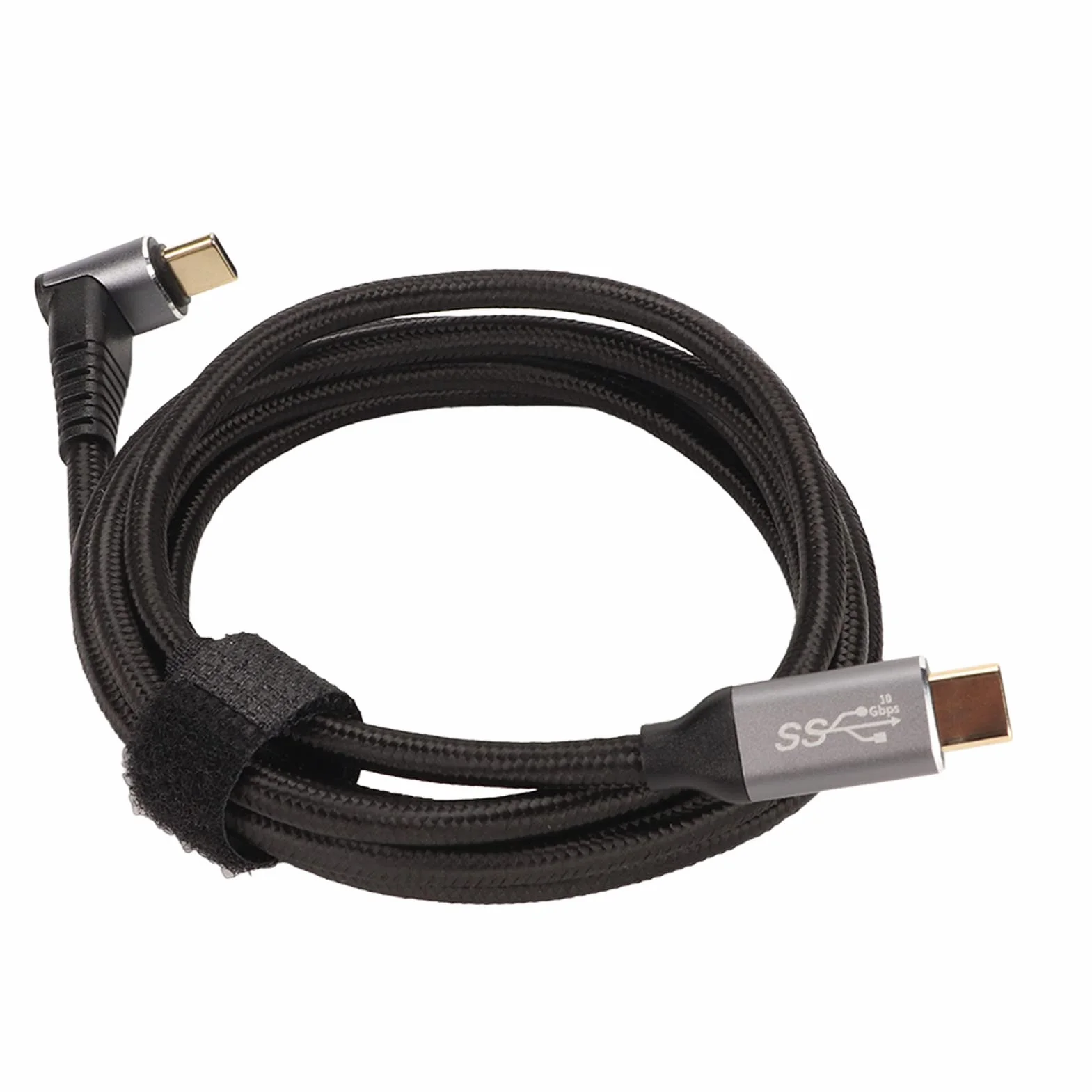 Kabel USB C na USB C 90 Stopni 100 W Kątowy Typ C PD Szybkie ładowanie 4K 60Hz USB 3.2 Gen2 150 cm