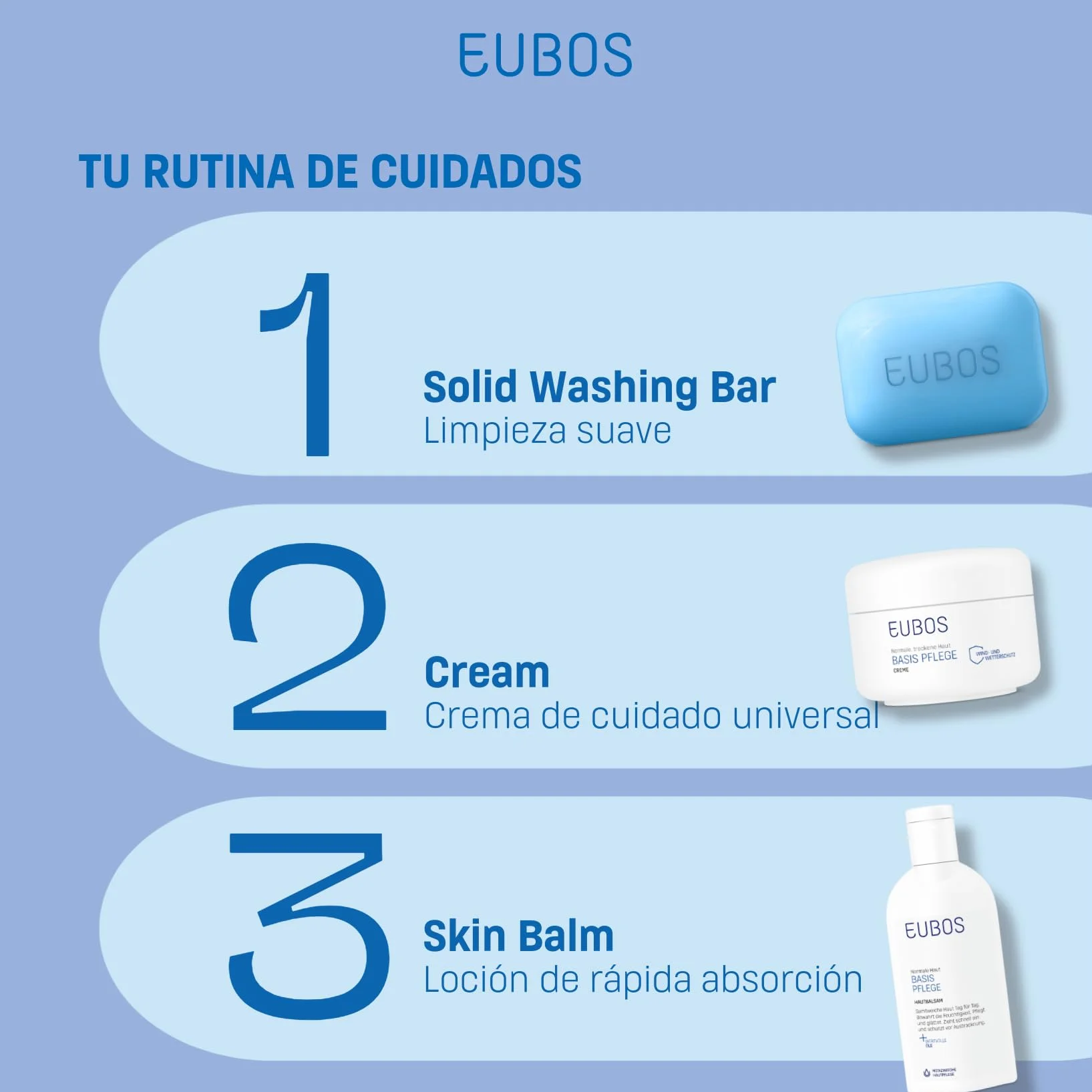 Eubos Niebieski Solid, 125 g