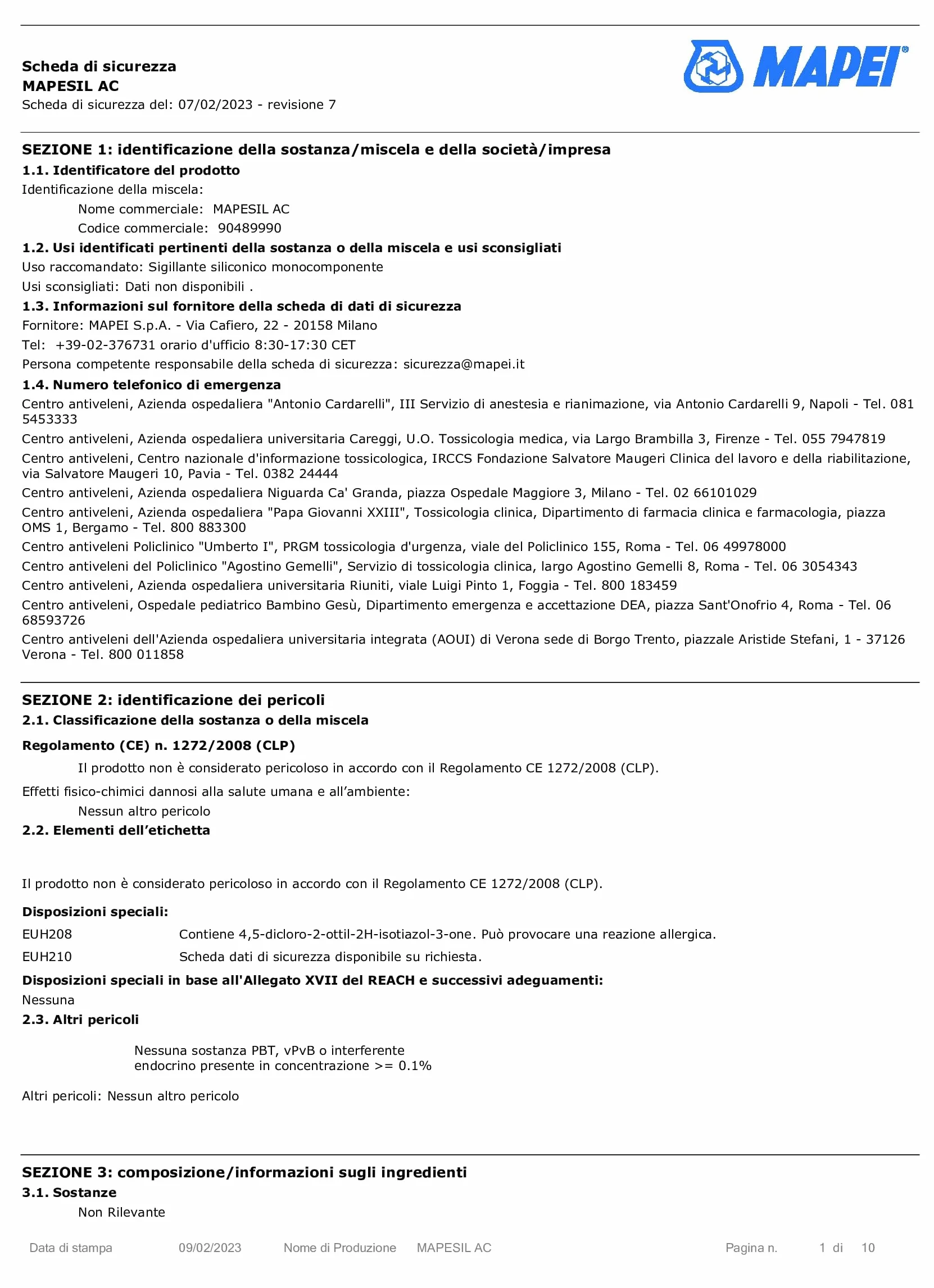 Silikon MAPEI Mapesil AC 310ml 131 waniliowy