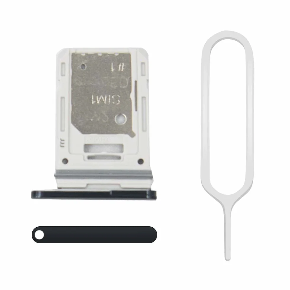 MMOBIEL Tacka Karty Dual SIM do Samsung Galaxy S21 FE 5G 6.4 Cal Czarny