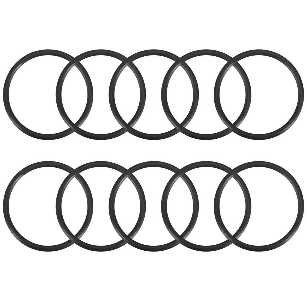 sourcing map 10 szt. Metryczne pierścienie z kauczuku nitrylowego O-ring uszczelka 33 mm AD 29 mm ID 2 mm szerokość