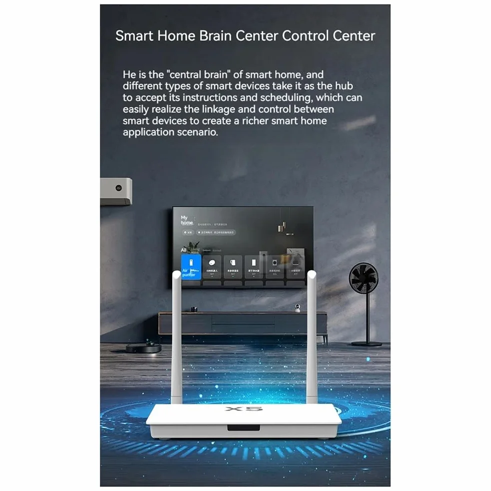 Tuya Smart Gateway HUB Bluetooth Multi-Mode Zigbee 3.0 Smart Home Gateway do wtyczki UE