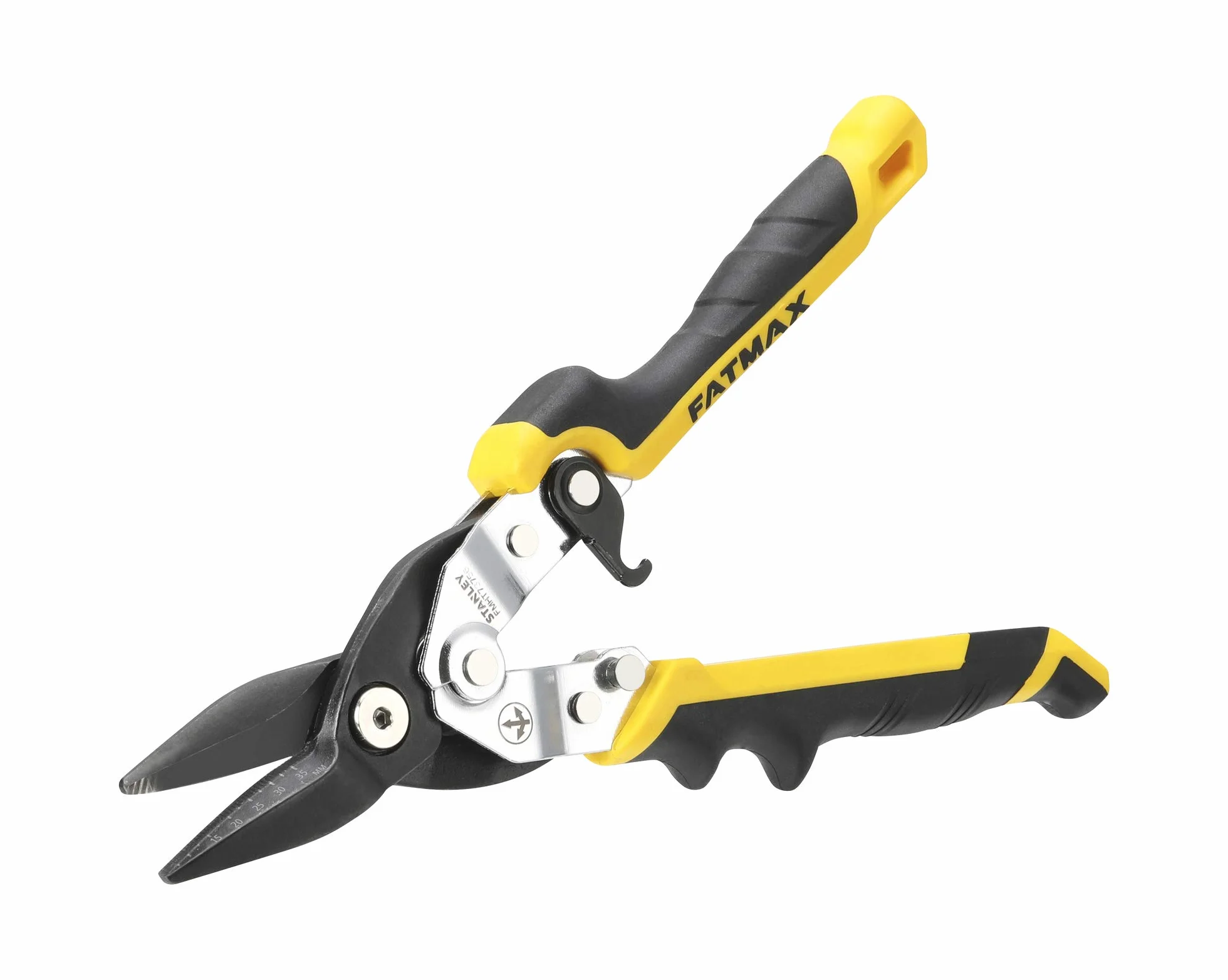 STANLEY Profesjonalny Tijeras krótka chapas corte recto FatMax pro - ergo dla profesjonalistów i majsterkowiczów do codziennego użytku ergonomiczna konstrukcja