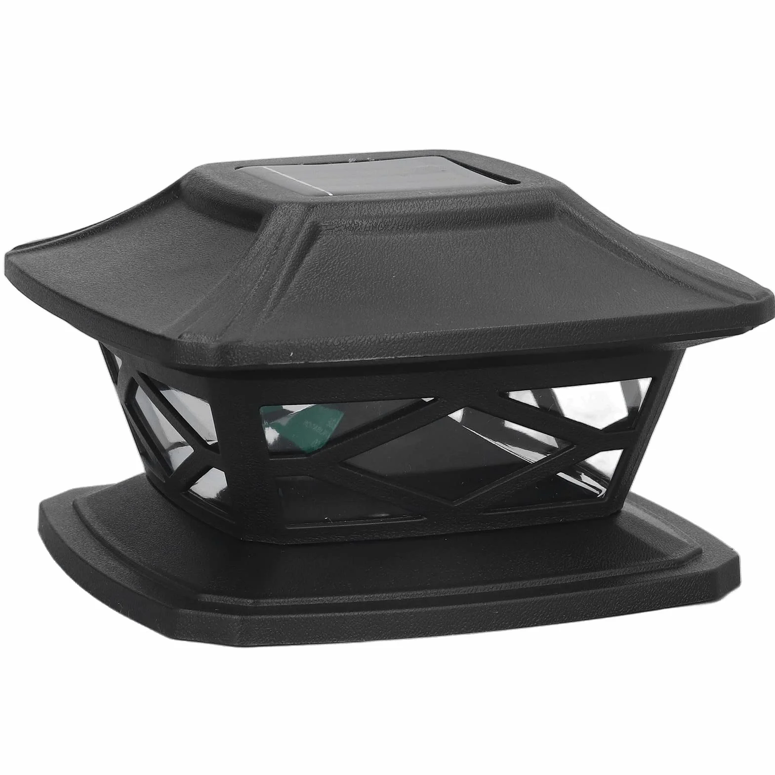 2 zestaw Solar Post Lights Ogrodzenie Światła LED Koraliki do lampy 2 kolory Oświetlenie Pozytywne białe światło Ciepłe białe światło Akumulator IP44 Wodoodporna obudowa PC na zewnątrz