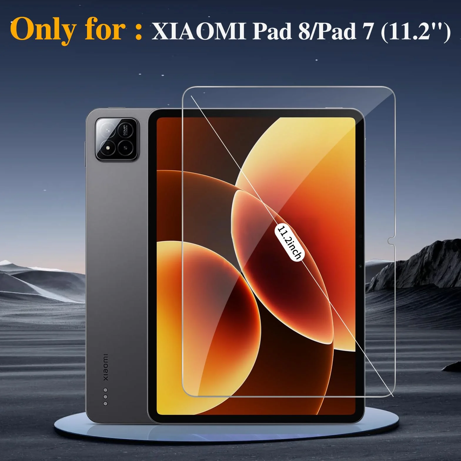 Folia ochronna Xiaomi Pad 8 / Pad 8 Pro / Xiaomi Pad 7 / Pad 7 Pro 11,2 cala 9H twardość szkło, 2 sztuki