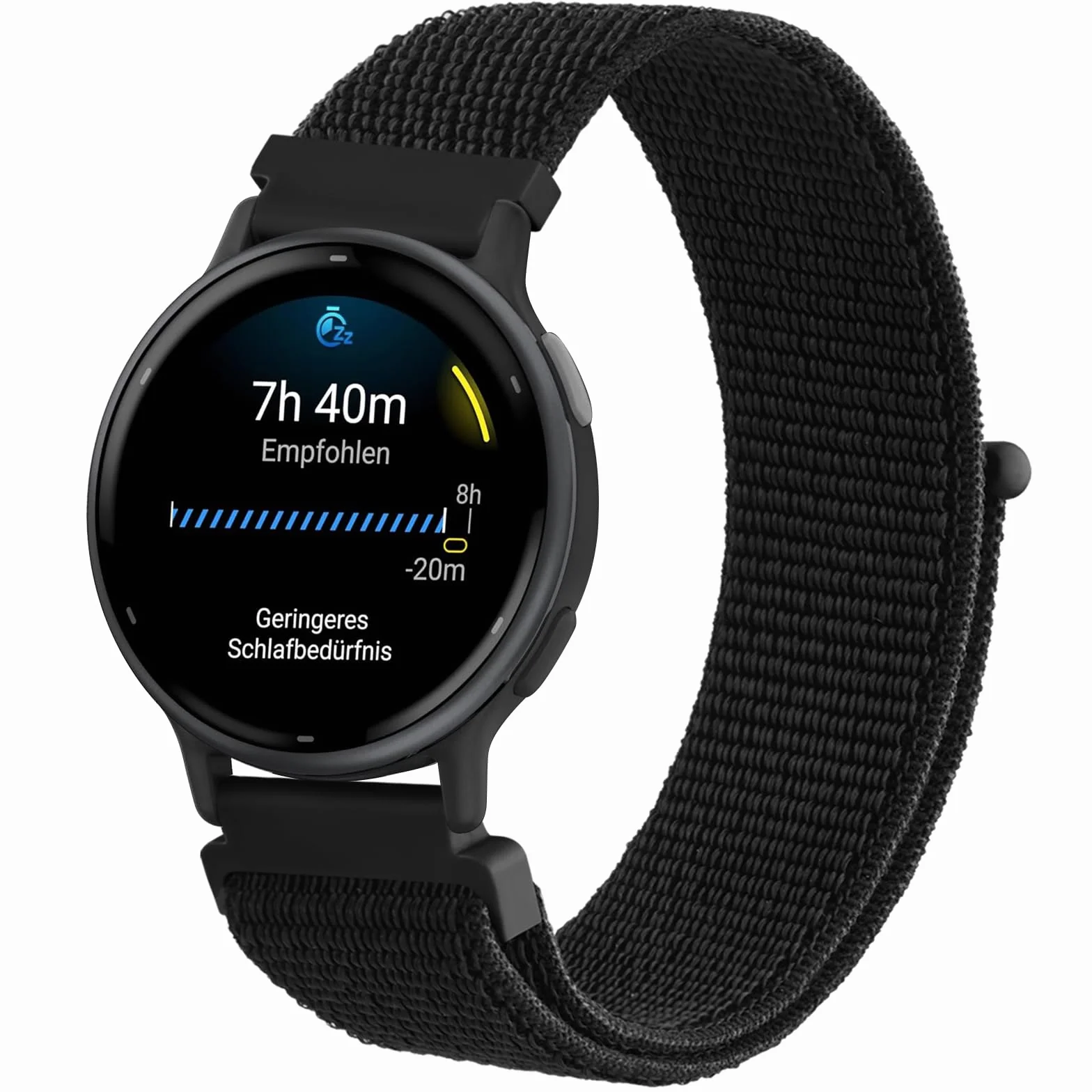 AK Pasek do zegarka Garmin Vivoactive 5 / Vivoactive 3, 20 mm Quick Release, nylonowy pasek zamienny do Garmin Vivoactive 5/Vivoactive 3/Forerunner 55/245/645 dla kobiet i mężczyzn