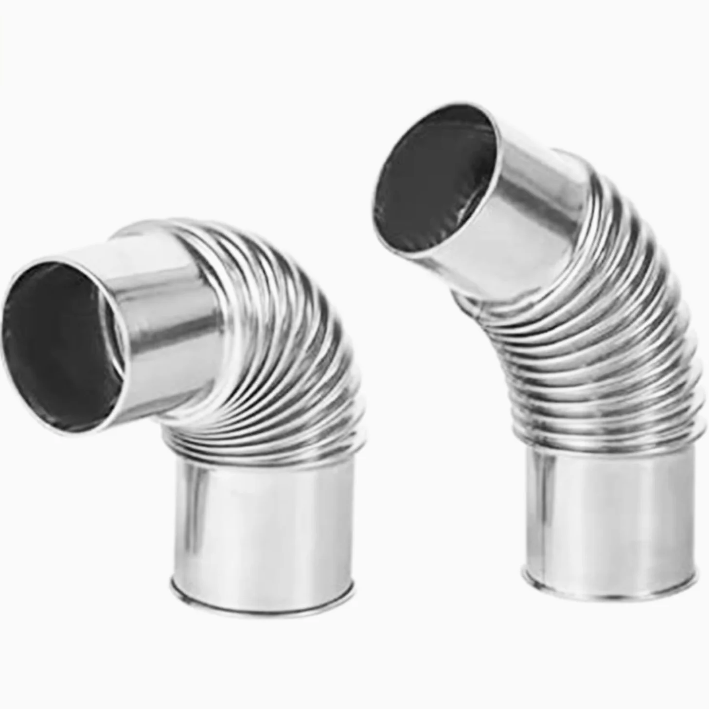 FIREHIKING Rura kolankowa 45 stopni 6 cm rura kuchenkowa 90 stopni komin ze stali nierdzewnej 9090/9045