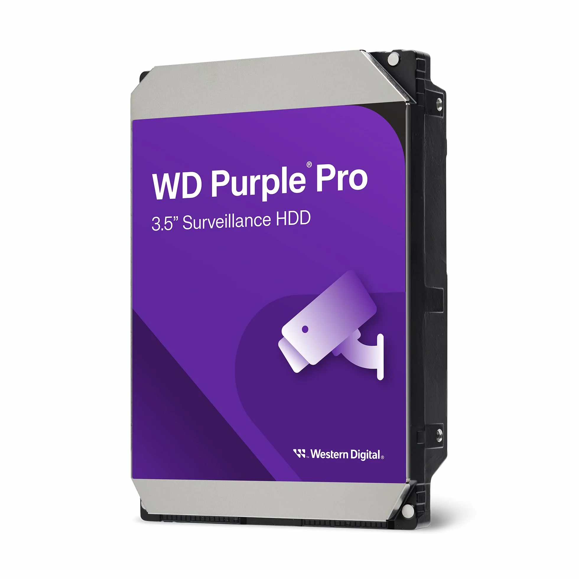 WD Purple Pro 10TB Smart Video 3.5", wewnętrzny dysk twardy, technologia AllFrame AI, 7200 obr./min, SATA 6 GB/s, 550 TB/rok, 256 MB pamięci podręcznej