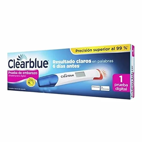 Clearblue Cyfrowy ultradźwiękowy, test ciążowy (10 mIU/ml), brak testu można wskazać wcześniej - 1 test cyfrowy