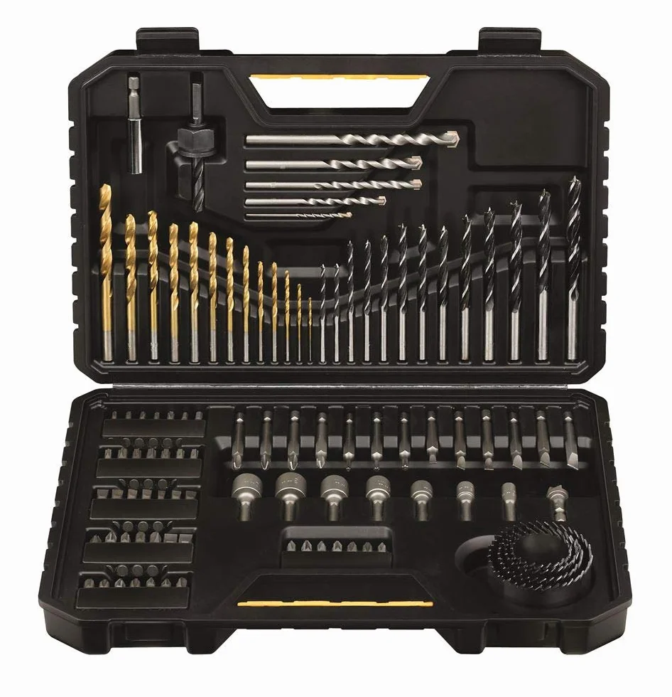 Stanley Sta7205-Xj Zestaw Wierteł, Czarny/Żółty, 100 Elementów