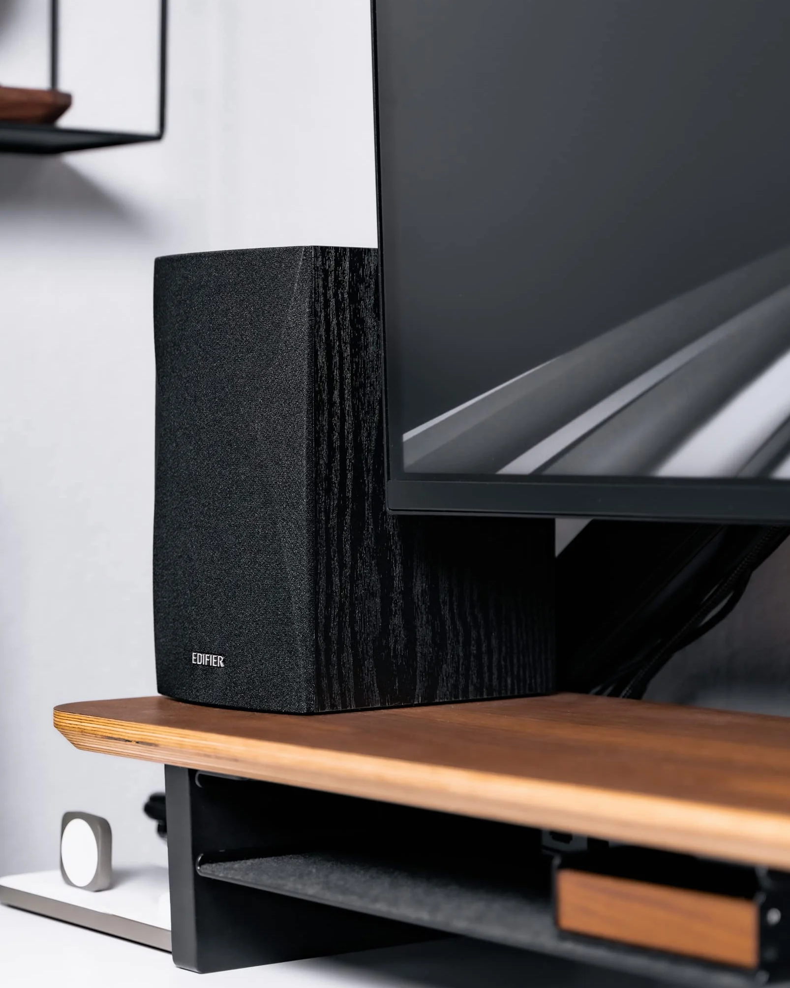 Edifier CX7 aktywny system kina domowego 2.1 Bluetooth 5.0 subwoofer 21 cm 8 cali pilot na podczerwień czarny