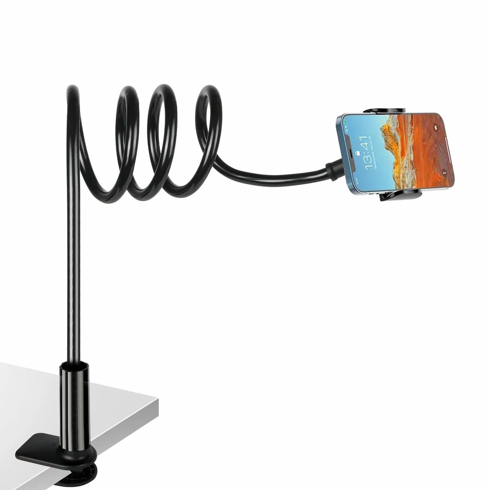 flintronic Uchwyt na tablet z gęsią szyją, regulowany elastyczny uchwyt na tablety uchwyt na stół, leniwy uchwyt na ramię, stojak na telefon kompatybilny z iPad Air Pro mini, iPhone, przełącznik
