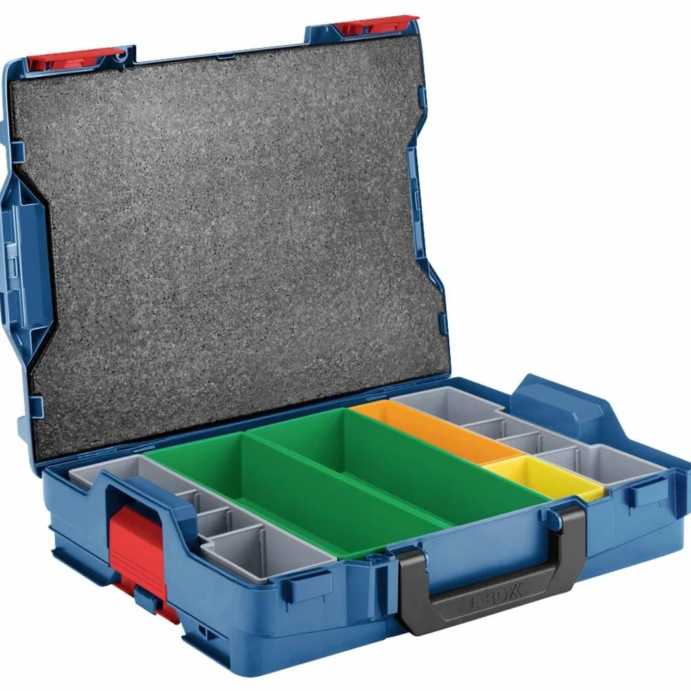 Bosch Professional System walizek L-BOXX 102 + 6-częściowy zestaw pojemników wkładanych do L-BOXX 102