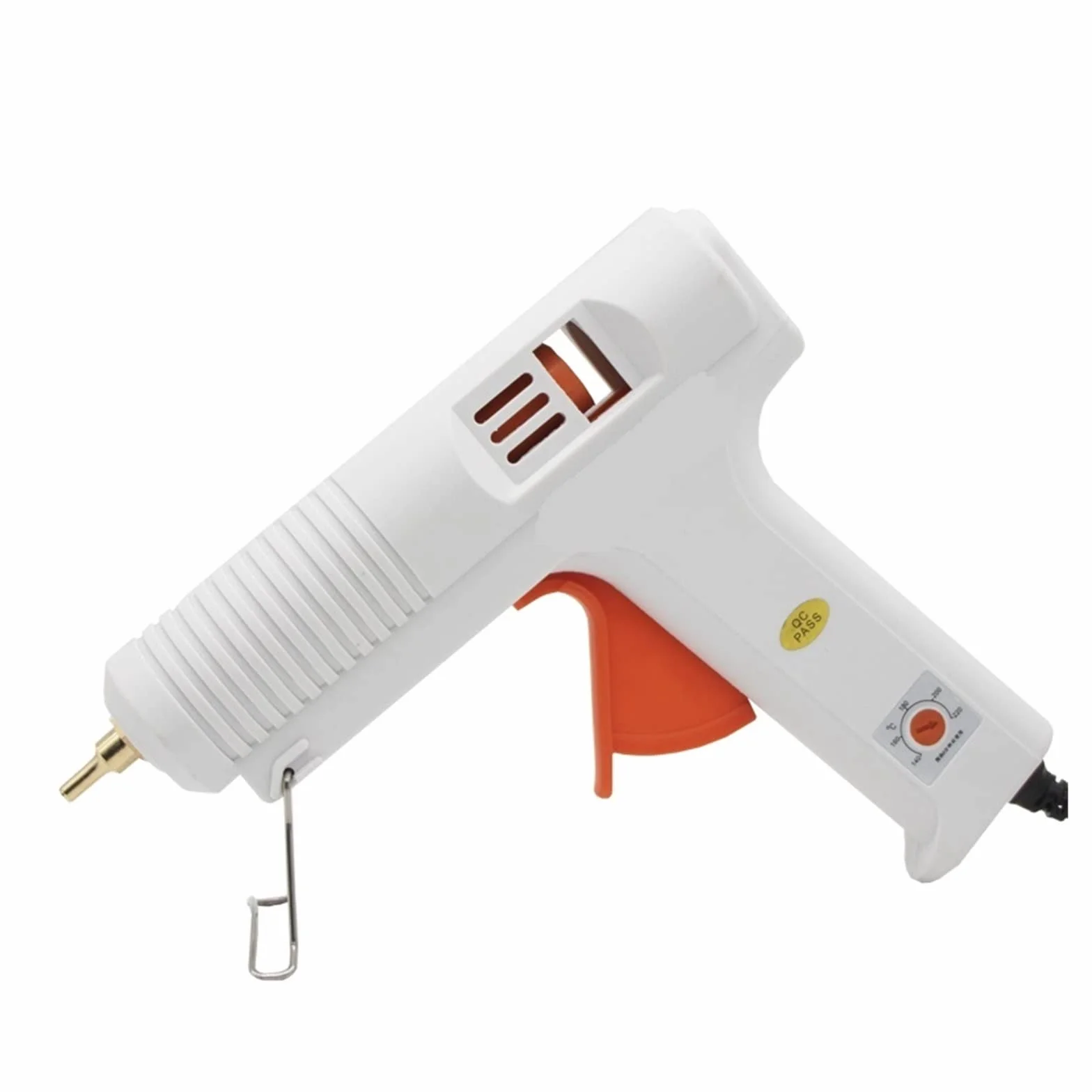 Pistolet Do Kleju Na GorąCo Pistolet Do Klejenia Na Gorąco Długa Dysza O Średnicy 1mm 1.3mm Mała Przysłona Przemysłowy Pistolet Do Kleju DIY Narzędzia Do Naprawy Rękodzieła Pistolet Do Klejenia(Glue g