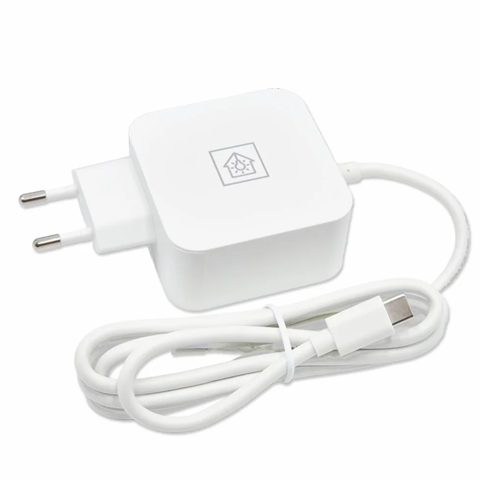 Raspberry Pi 5 USB-C zasilacz 45 W, USB-C Power Supply, Raspberry Pi 5 4 GB/8 GB/16 GB (biały)