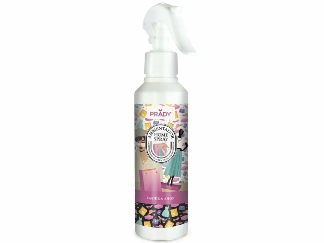 Odświeżacz powietrza Fashion Shop, z zapachem ulubionego sklepu odzieżowego. Spray 220 ml. Dla trwałego aromatu i bardzo łatwego przenoszenia w dowolnym miejscu