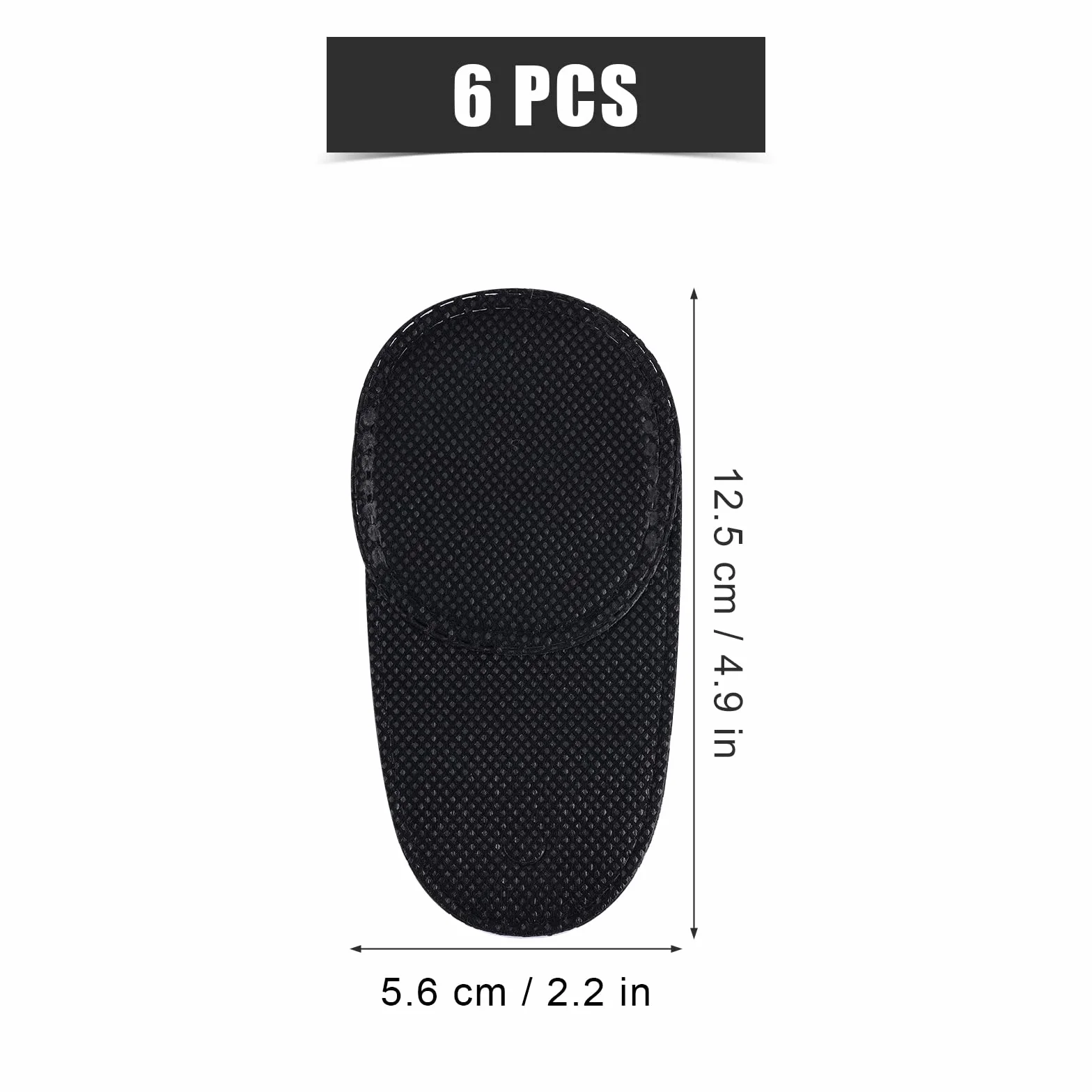 6 Sztuk Przepaska na Oko, Czarna Lazy Eye Patch Wielokrotnego na Oko dla Doroslych Medyczne Przepaski na Oczy dla Doroslych w Leczeniu Leniwego Oka Niedowidzenie Zeza dla Dzieci Dorosli (Duze)