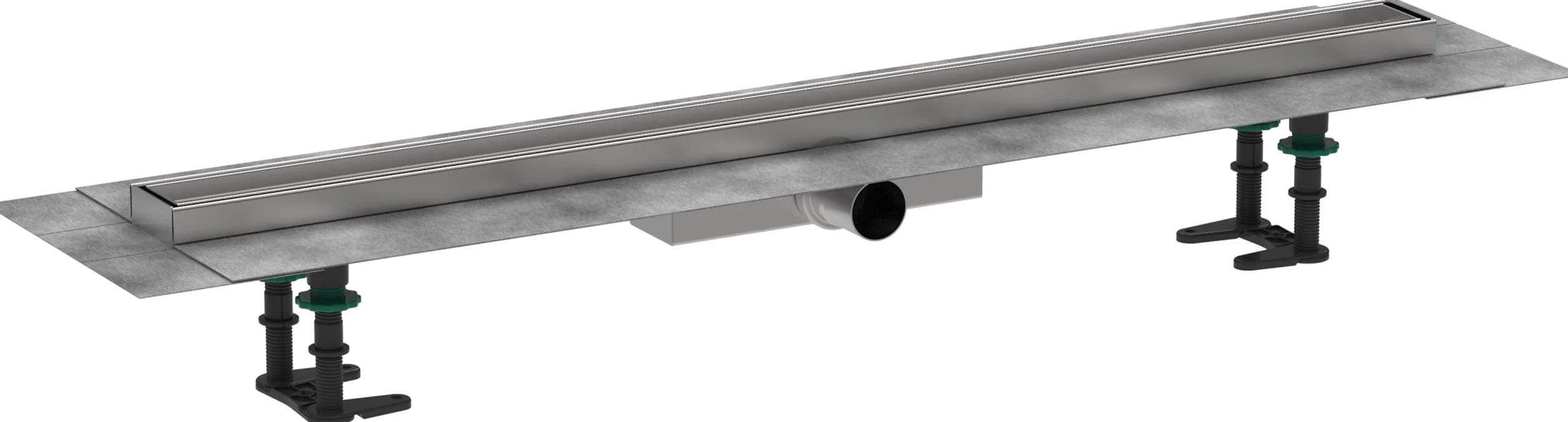 hansgrohe RainDrain Compact - kompletny odpływ liniowy, kanał prysznicowy 900 mm, odpływem prysznicowym niski, ruszt do wyłożenia płytkami