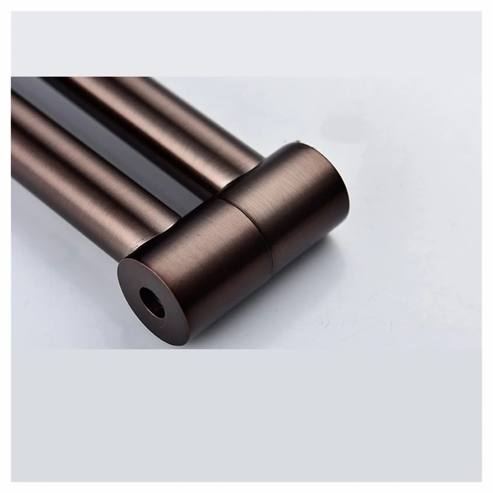 Mosiężne naścienne kran kuchenny napełniacz kranowy kran Składanie obrotowe Zniesione obrotowe rozciąganie basen kran zlewozmywak (Color : Brushed Nickel, Size : 0)