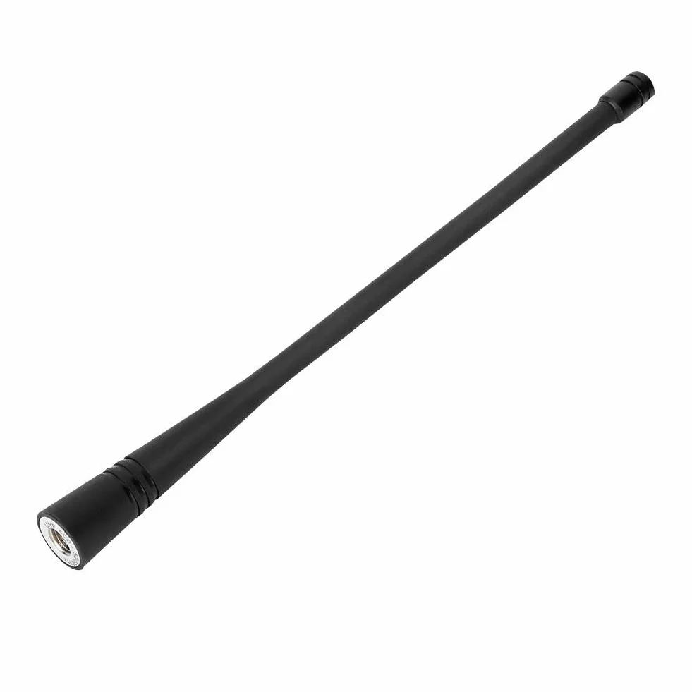 ASHATA Antena wtykowa SMA, wtyk SMA UHF miękka gumowa antena do 2-drożnego radia walkie-talkie Częstotliwość 400-520 MHz, jednoczęstotliwościowe/antena UHF ze stabilną transmisją informacji