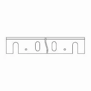 6 sztuk noży struga 155x32x3 Typ: 1805,1805N,1805B