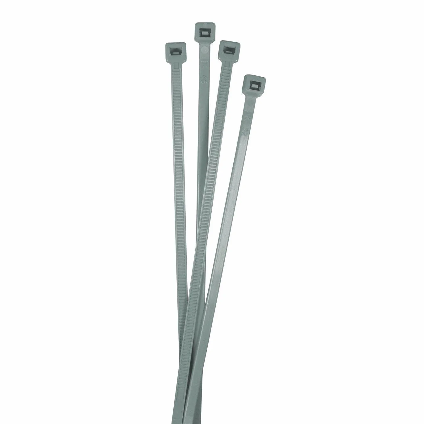 Lumonic 100x opaski kablowe 200 x 4,8mm I Srebrne opaski kablowe w jakosci przemyslowej I Opaski kablowe odporne na promieniowanie UV, opaski kablowe